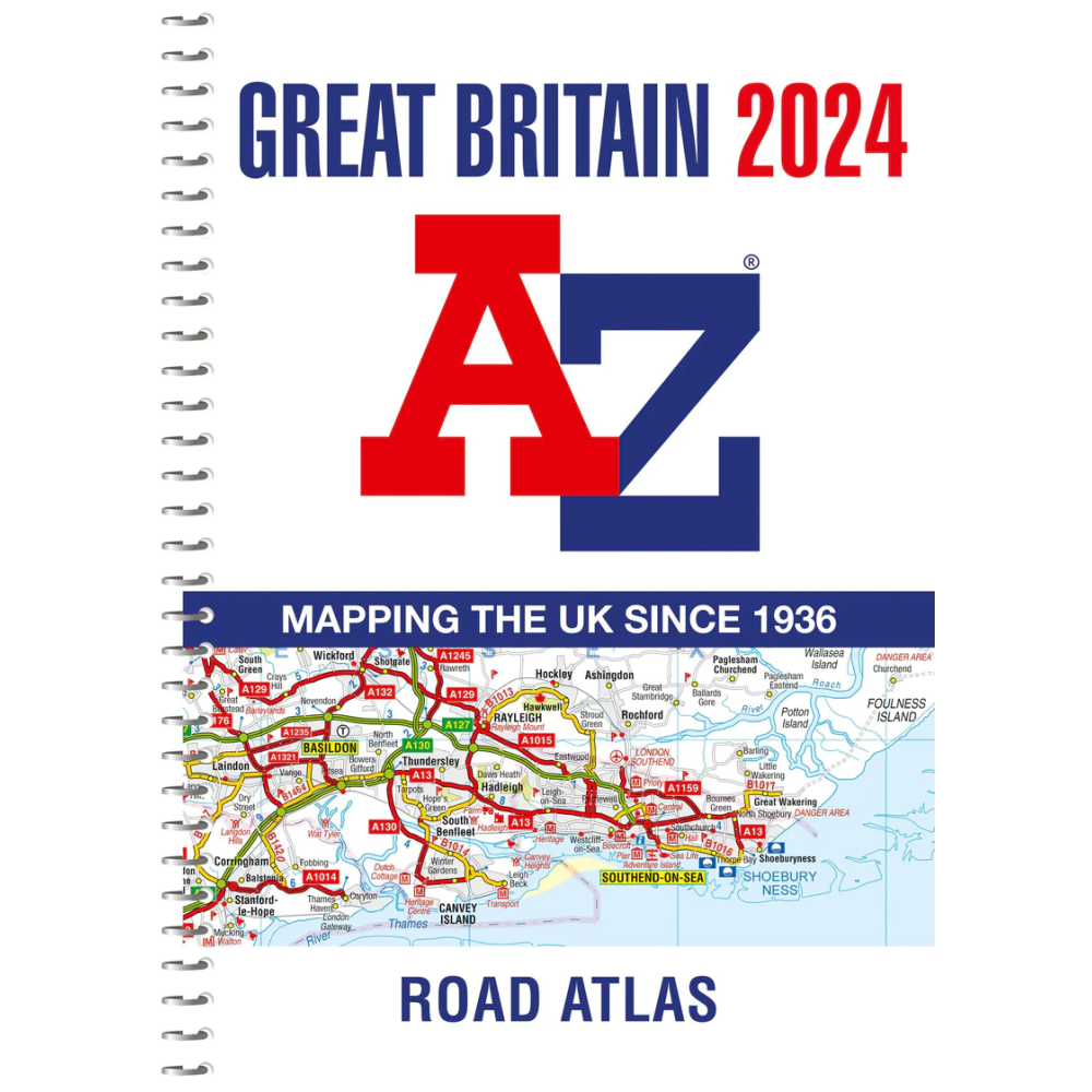 Storbritannien A-Z Atlas 2024